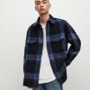 Men'S * | Shop Allsaints Gallaway Check Overshirt