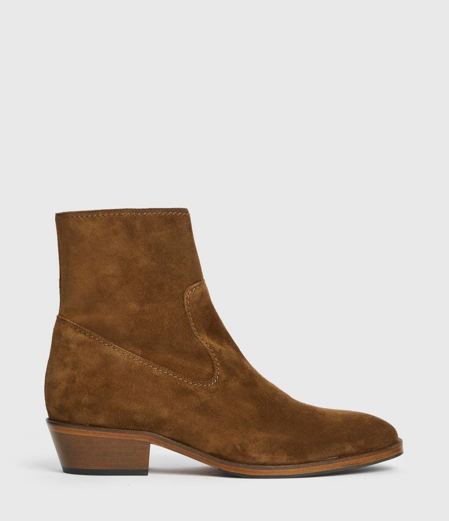 Men'S * | Shop Allsaints Ridge Suede Boots