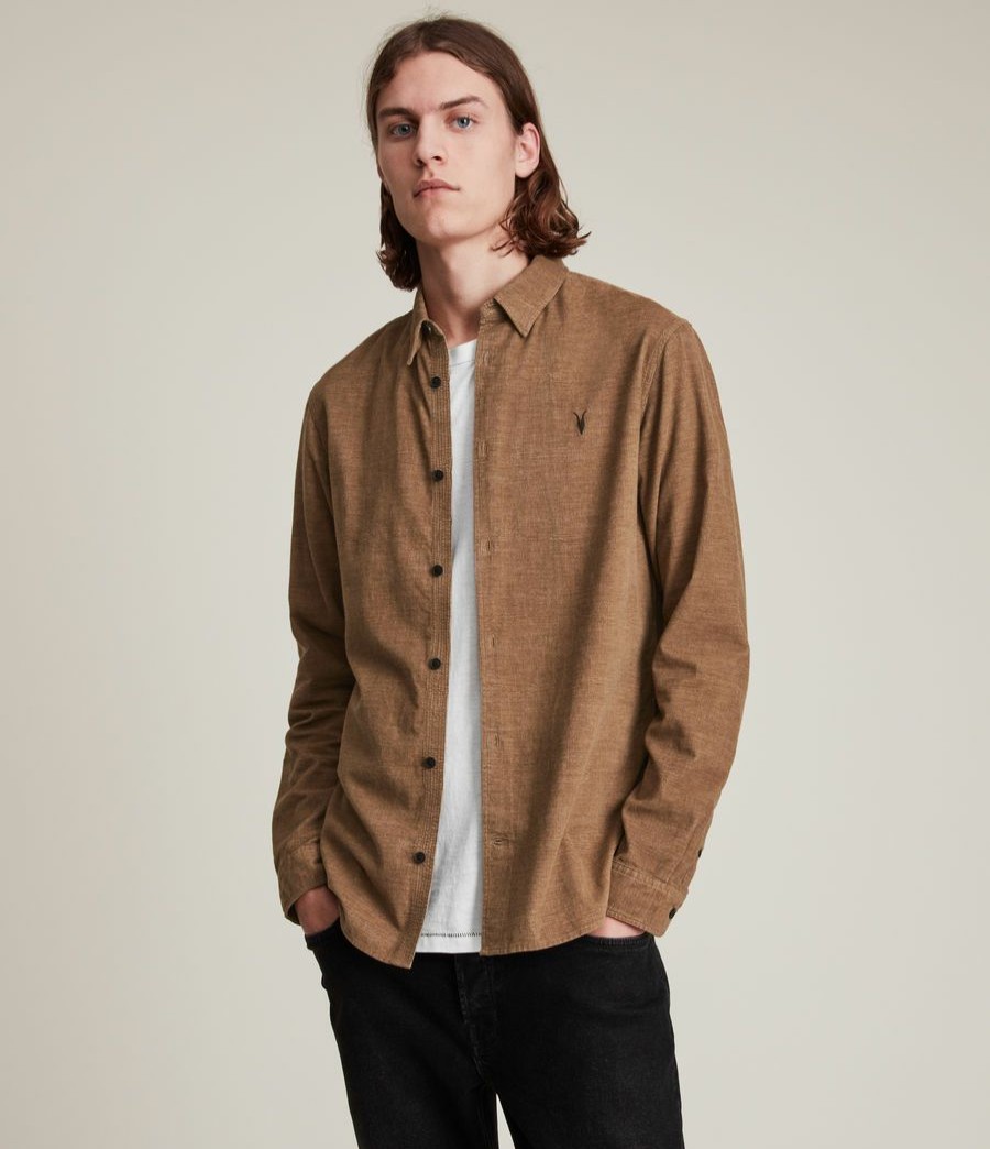 Men'S * | Shop Allsaints Lorella Ramskull Shirt