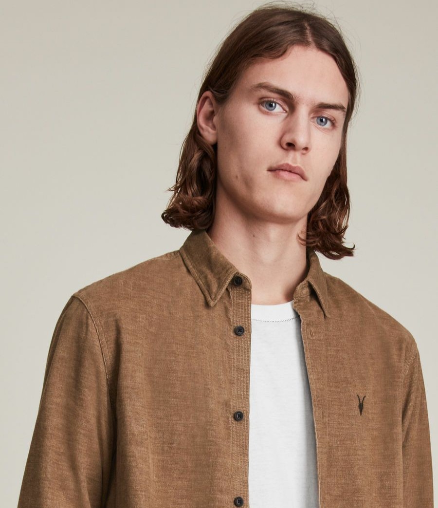 Men'S * | Shop Allsaints Lorella Ramskull Shirt