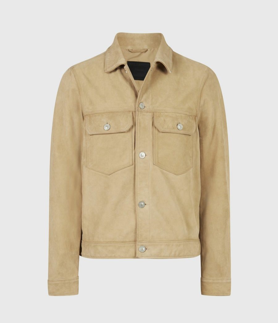 Men'S * | Shop Allsaints Santi Leather Jacket