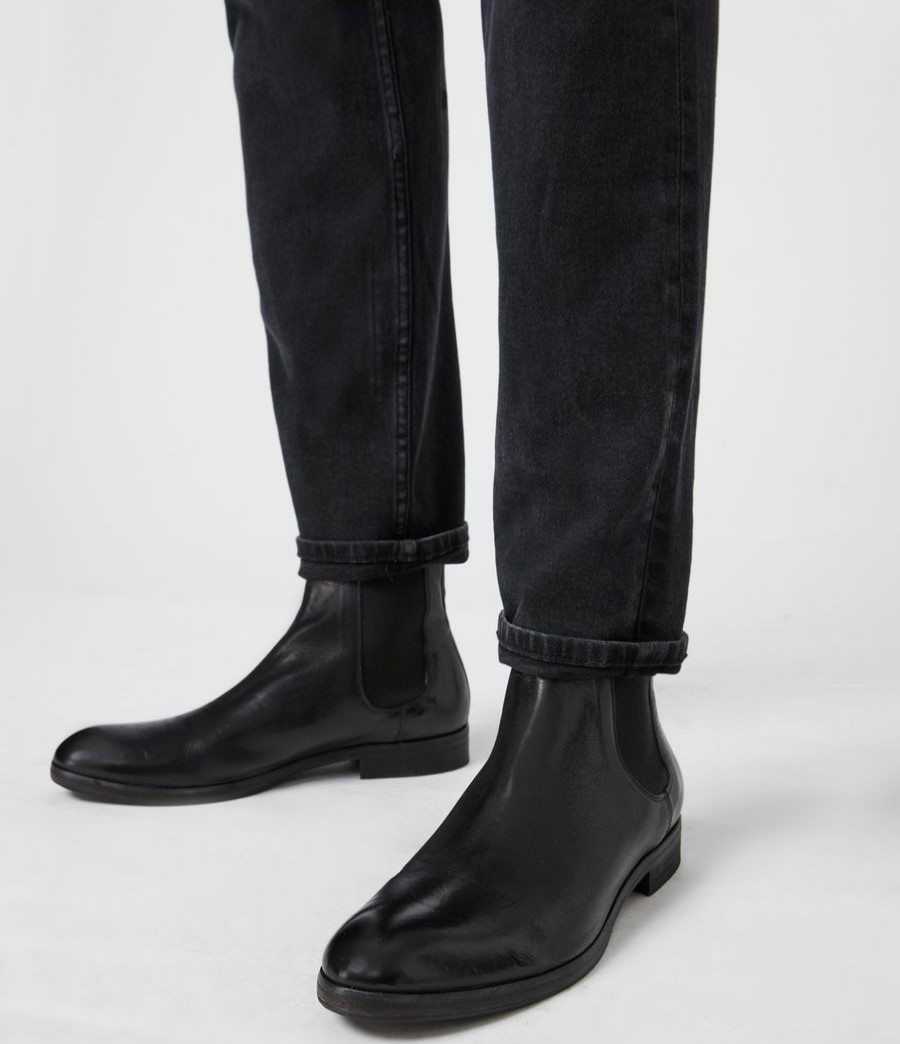 Men'S * | Shop Allsaints Jesiah Leather Boots