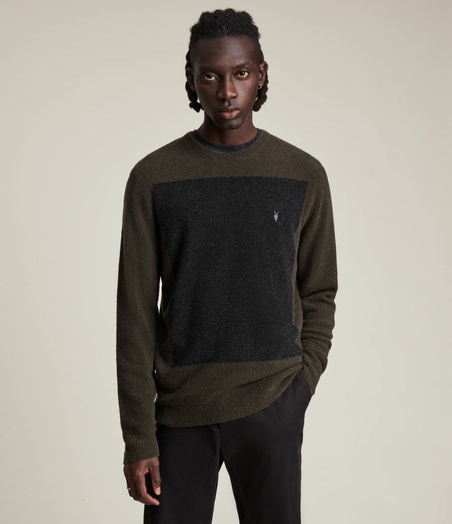 Men'S * | Shop Allsaints Lobke Knit Crew Jumper