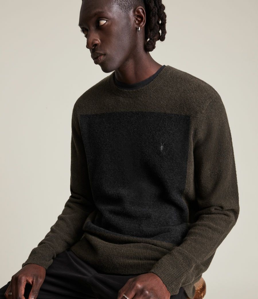 Men'S * | Shop Allsaints Lobke Knit Crew Jumper