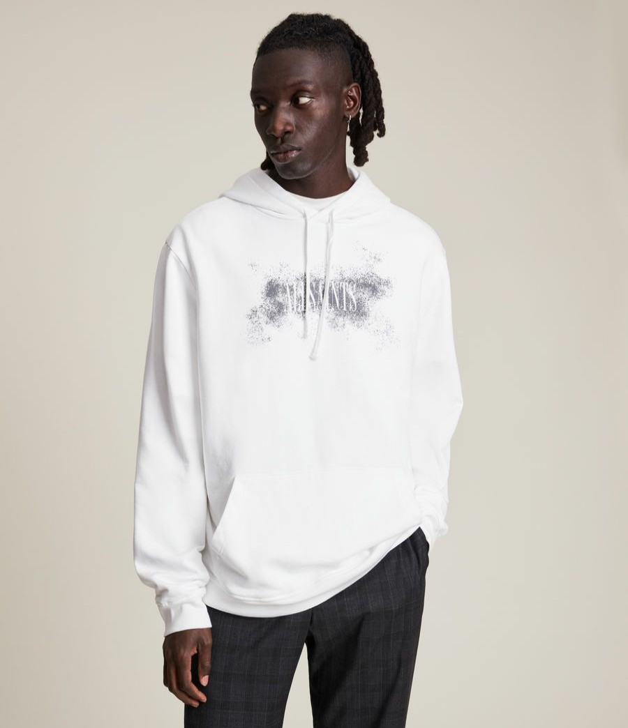 Men'S * | Shop Allsaints Shadow Stamp Pullover Hoodie