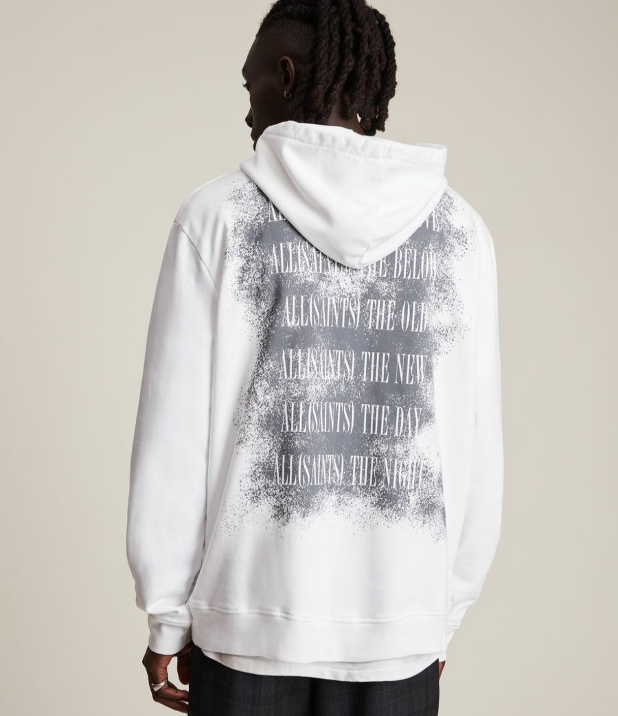 Men'S * | Shop Allsaints Shadow Stamp Pullover Hoodie