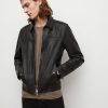 Men'S * | Shop Allsaints Baston Leather Jacket