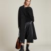 Women'S * | Allsaints Sale Freya Fringed Wool Blend Coat