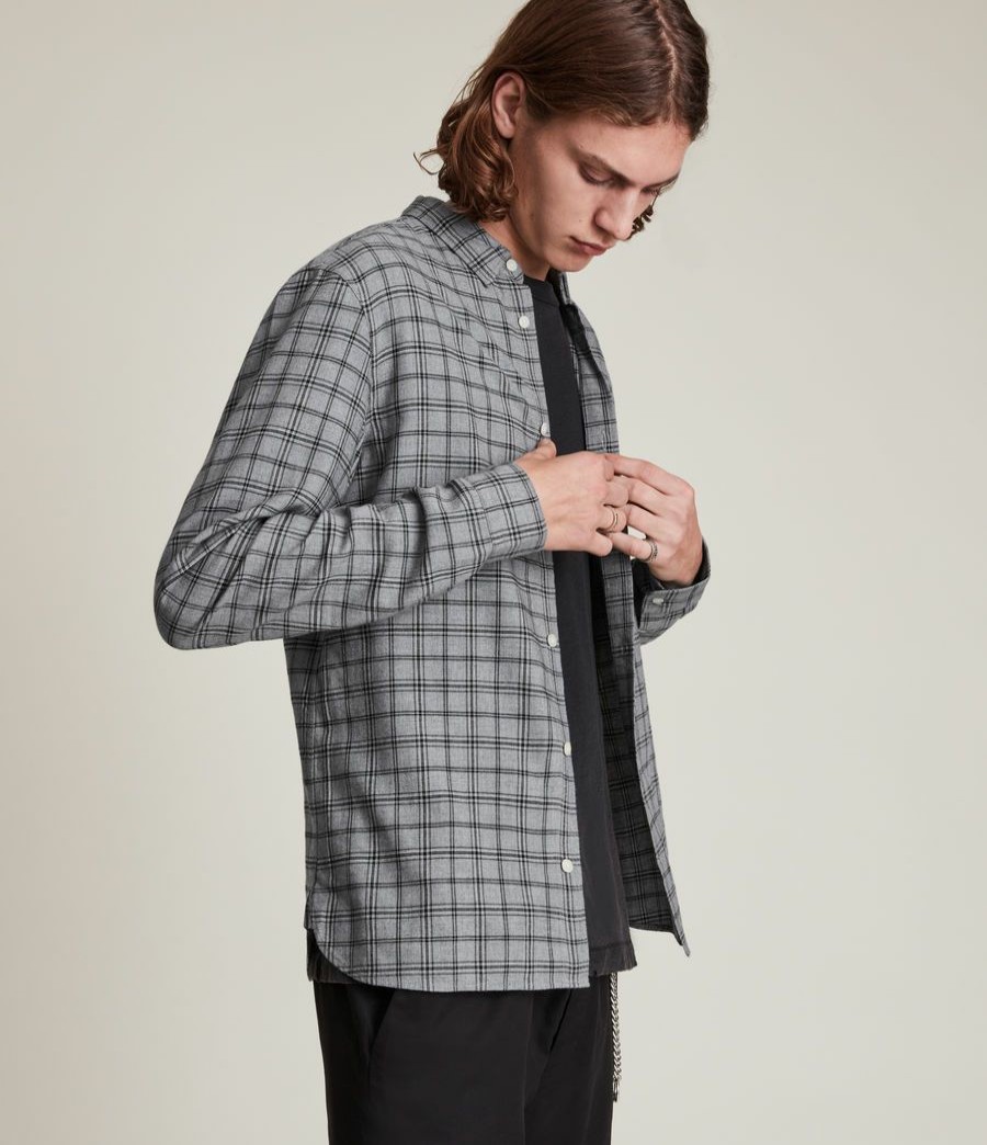 Men'S * | Shop Allsaints Tolland Check Shirt