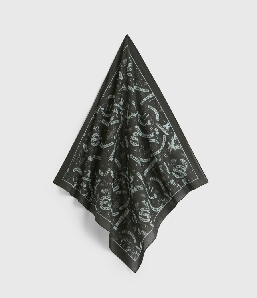 Men'S * | Shop Allsaints Seens Cotton Bandana