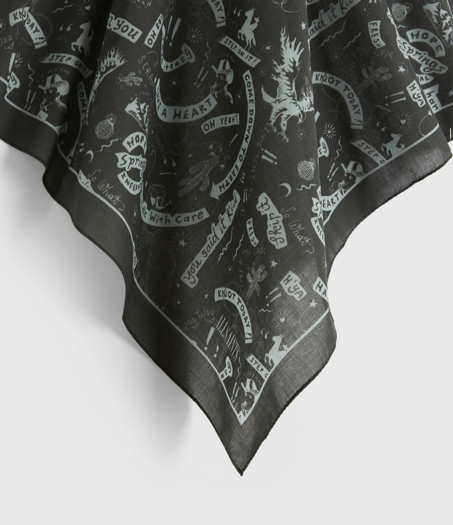 Men'S * | Shop Allsaints Seens Cotton Bandana