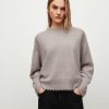 Women'S * | Allsaints Sale Kiera Cashmere Crew Jumper