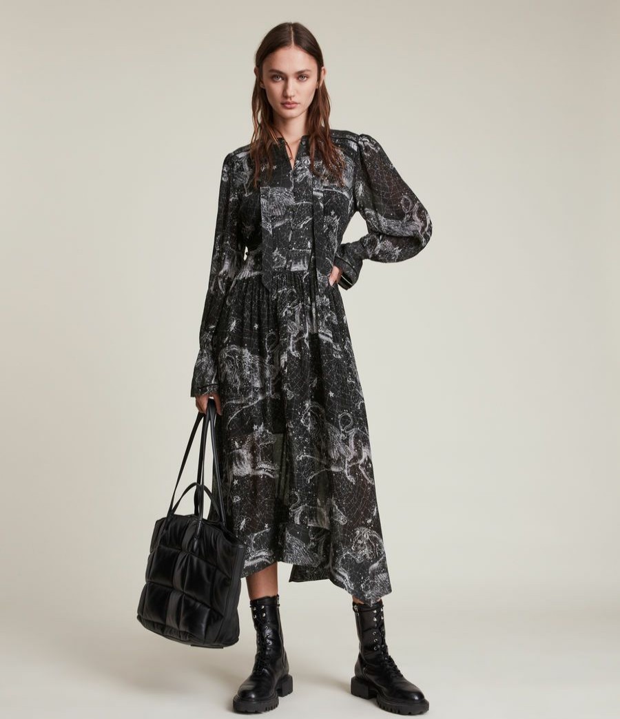 Women'S * | Allsaints Sale Alisa Astraeus Dress