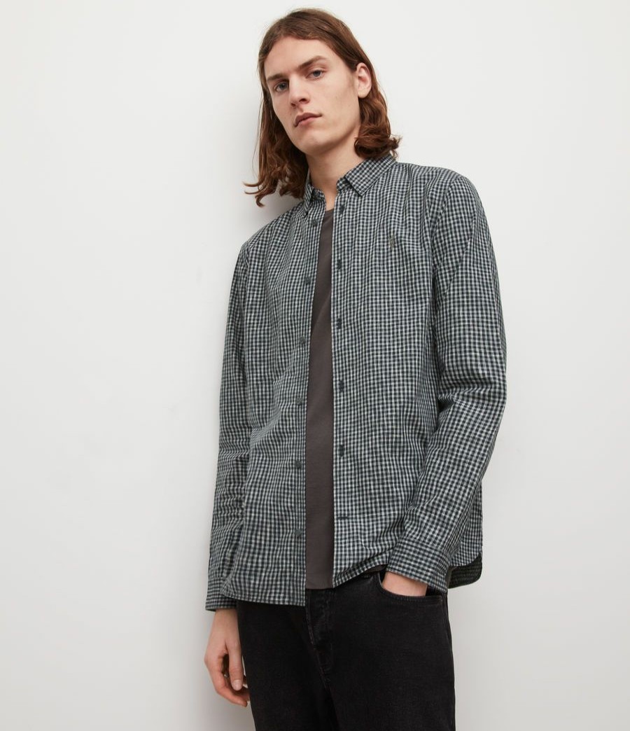 Men'S * | Shop Allsaints Neishi Check Shirt