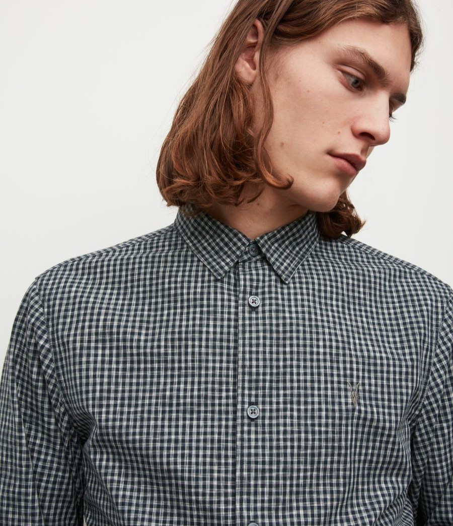 Men'S * | Shop Allsaints Neishi Check Shirt