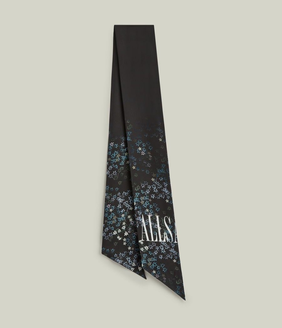 Women'S * | Shop Allsaints Asgard Skinny Silk Scarf