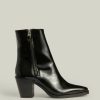 Women'S * | Shop Allsaints Cohen Leather Patent Boots