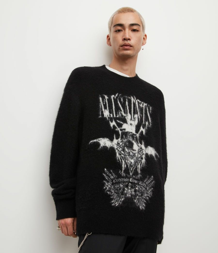 Men'S * | Shop Allsaints Meta Crew Jumper