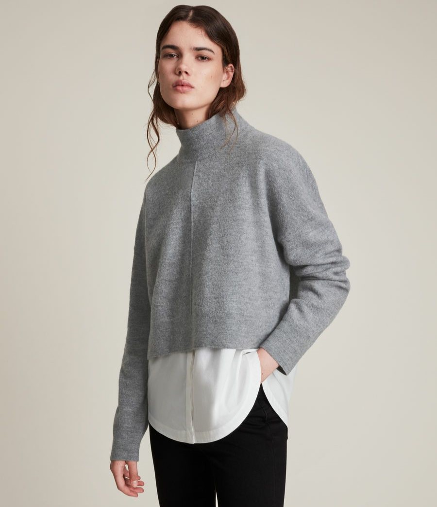 Women'S * | Allsaints Sale Lydi Shirt Jumper