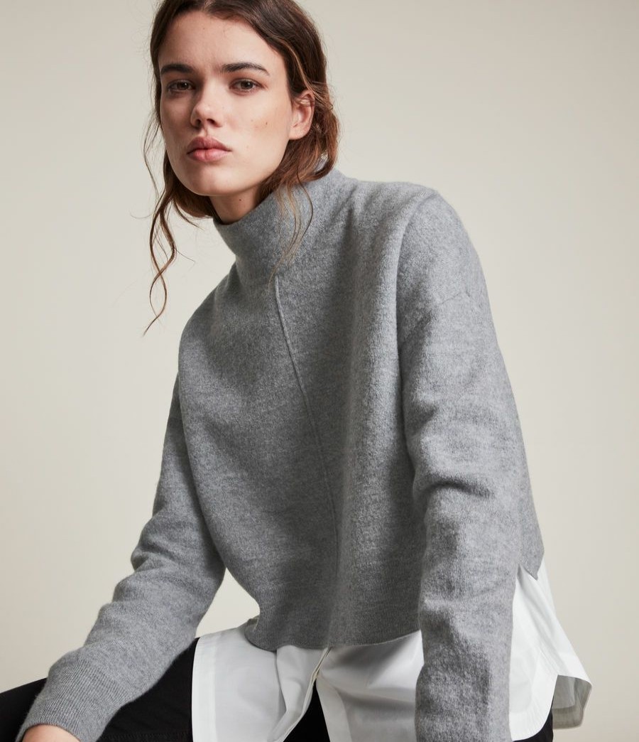 Women'S * | Allsaints Sale Lydi Shirt Jumper