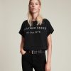 Women'S * | Allsaints Sale Leather Skies Imogen T-Shirt