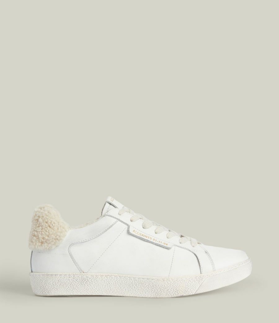 Women'S * | Shop Allsaints Sheer Shearling Trainers