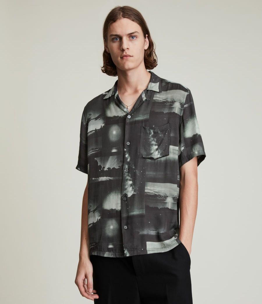 Men'S * | Shop Allsaints Night Sky Shirt