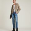 Women'S * | Allsaints Sale Suede Dalby Biker Jacket