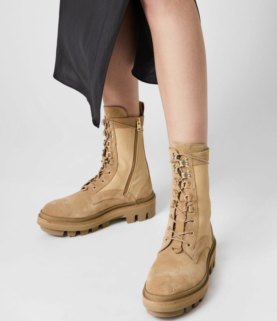 Women'S * | Shop Allsaints Beth Suede Boots