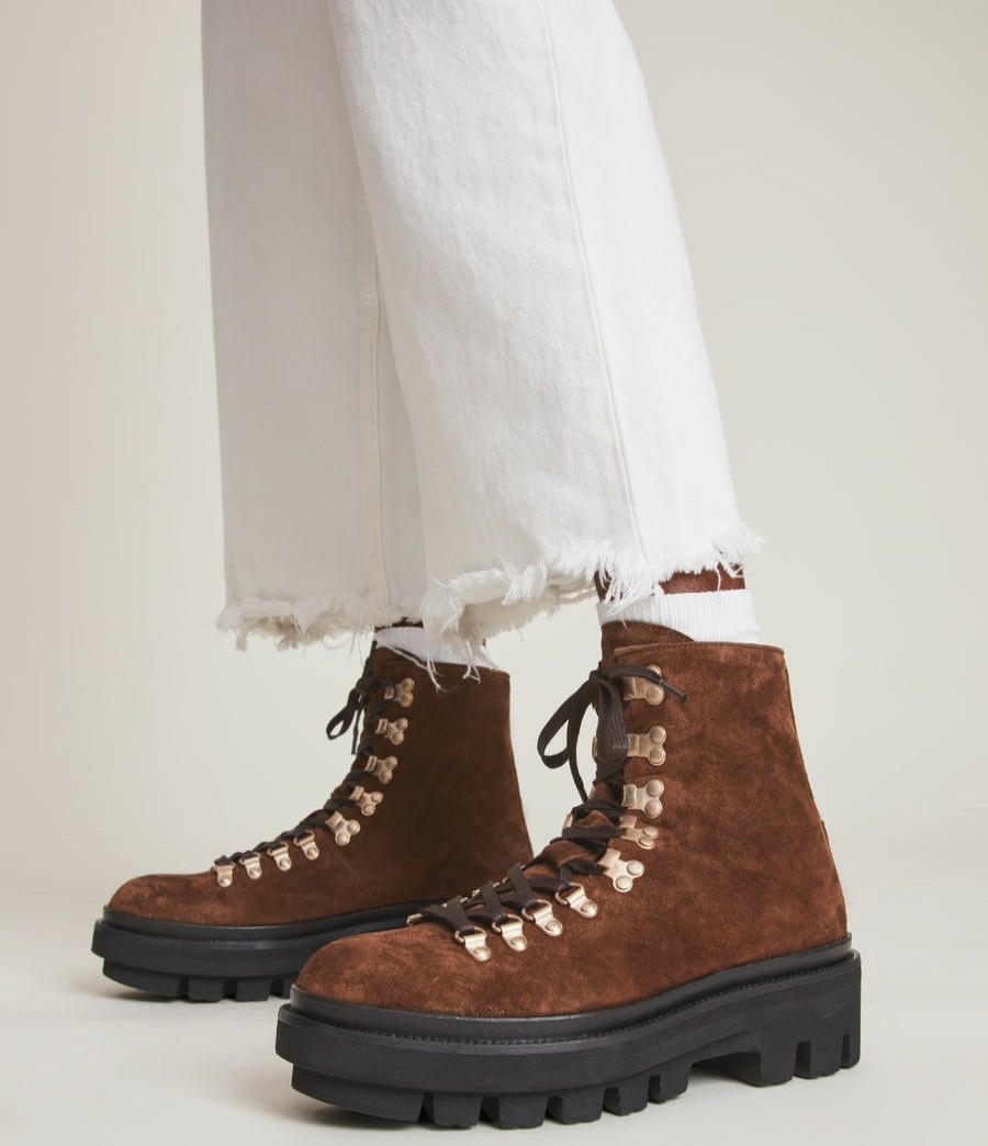 Women'S * | Shop Allsaints Wanda Suede Boots