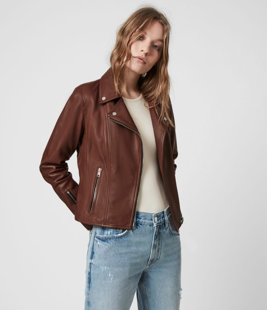 Women'S * | Allsaints Sale Neve Leather Biker Jacket