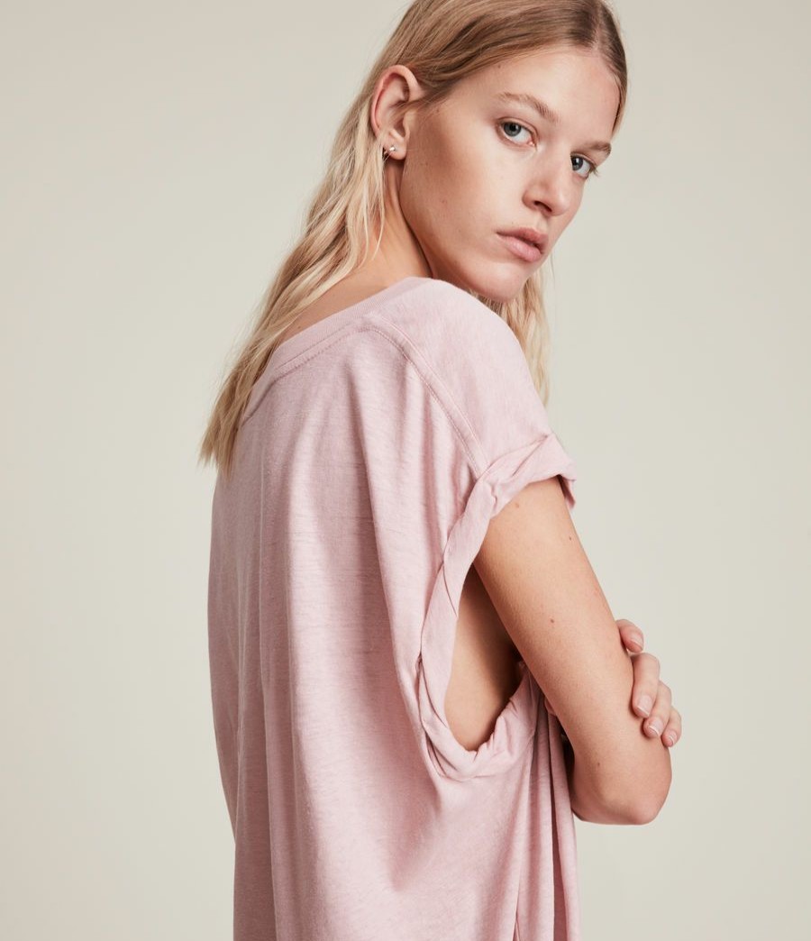 Women'S * | Allsaints Sale Sanza Cotton-Linen Tank