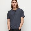 Men'S * | Shop Allsaints Figure Short Sleeve Henley