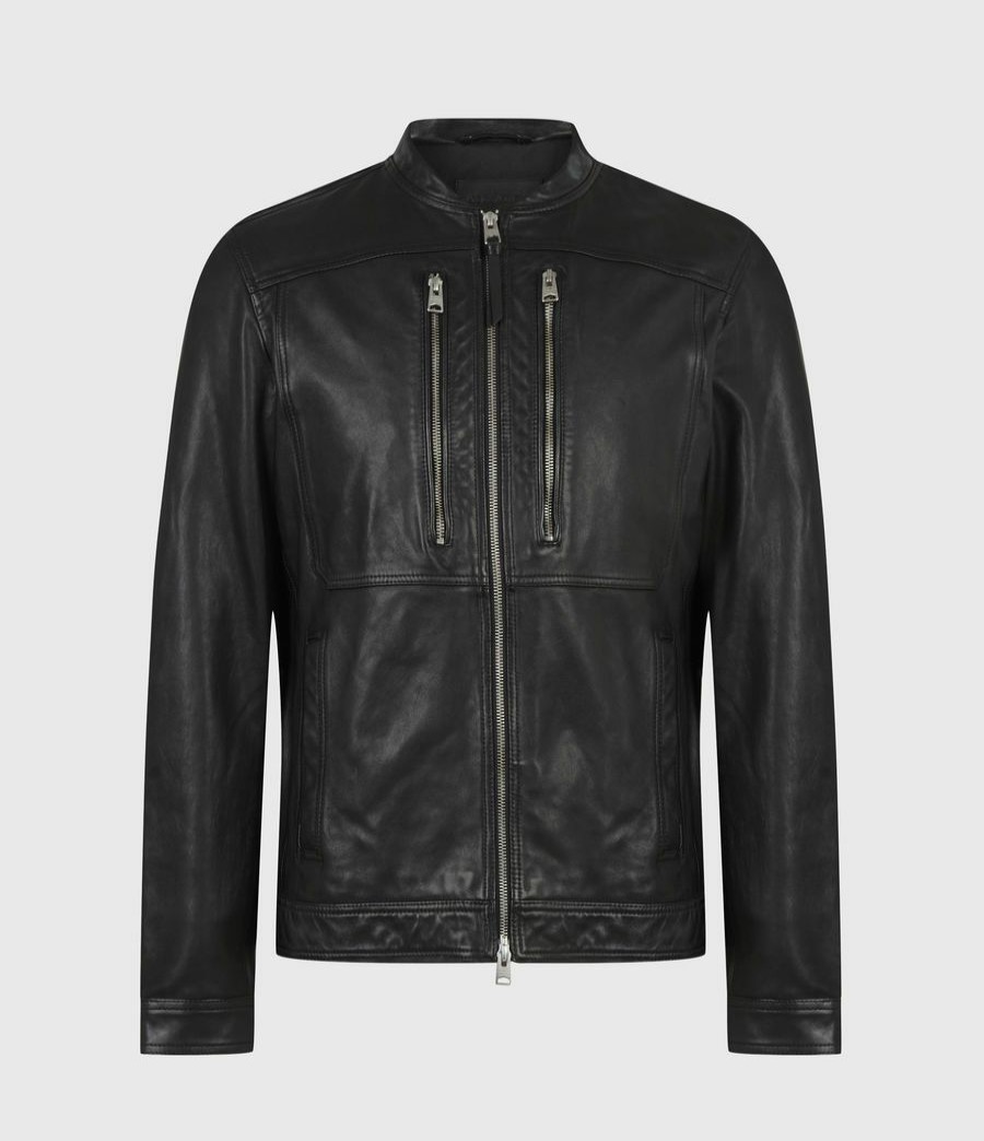 Men'S * | Shop Allsaints Monix Leather Jacket