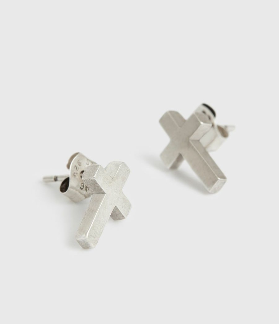 Men'S * | Shop Allsaints Luc Sterling Silver Earrings