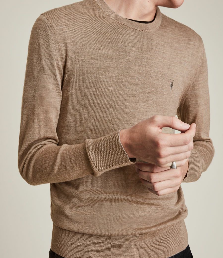 Men'S * | Shop Allsaints Mode Merino Crew Jumper