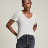 Women'S * | Allsaints Sale Emelyn Shimmer T-Shirt