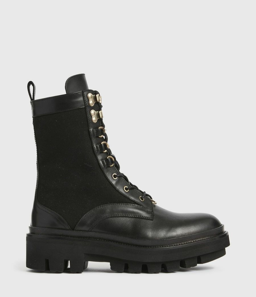 Women'S * | Shop Allsaints Beth Leather Boots