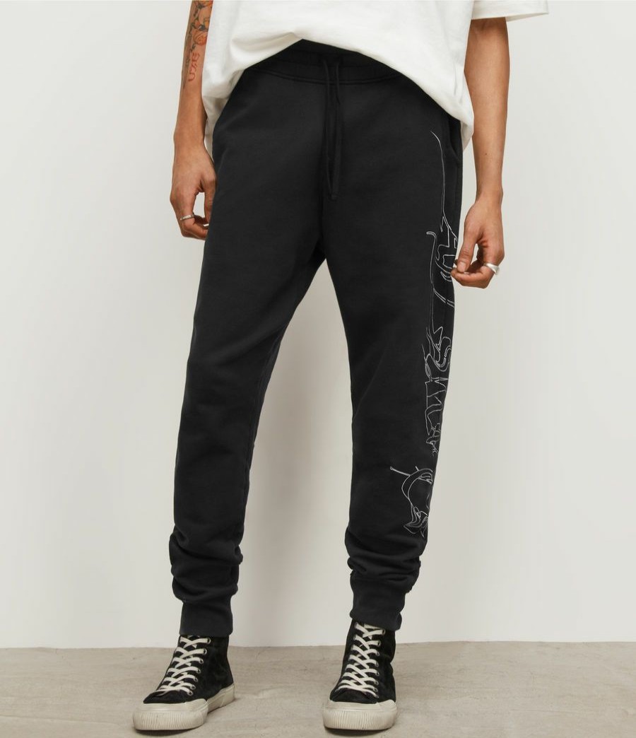 Men'S * | Shop Allsaints Rene Cuffed Slim Sweatpants