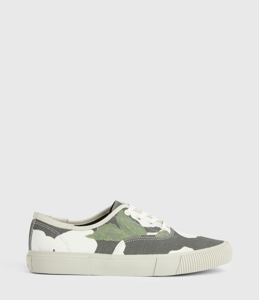 Men'S * | Shop Allsaints Lex Canvas Trainers