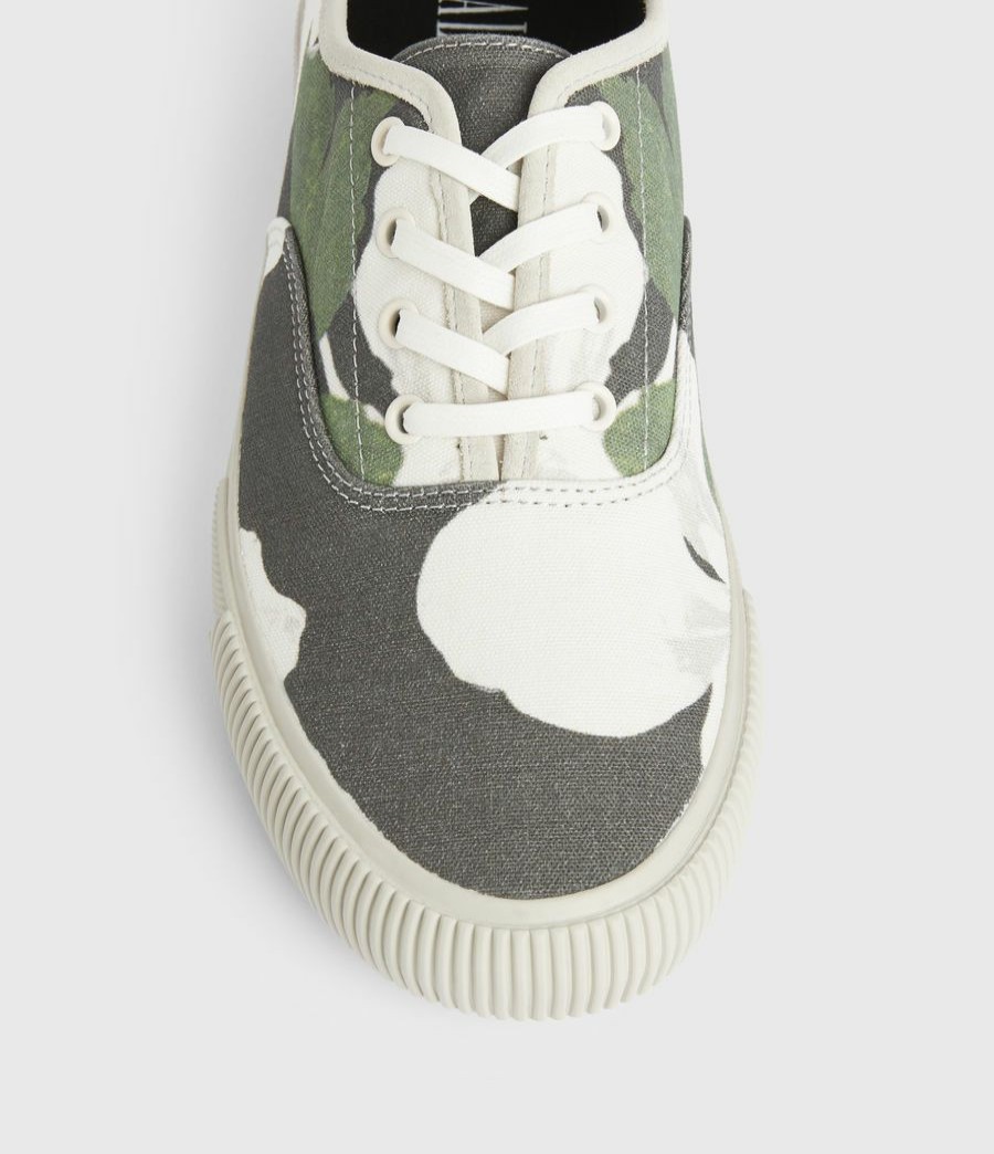 Men'S * | Shop Allsaints Lex Canvas Trainers