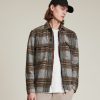 Men'S * | Shop Allsaints Skomo Check Overshirt