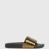 Women'S * | Shop Allsaints Karli Leather Sliders