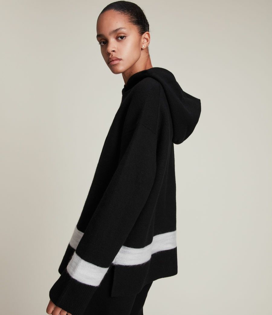 Women'S * | Allsaints Sale Pru Merino Wool Hoodie