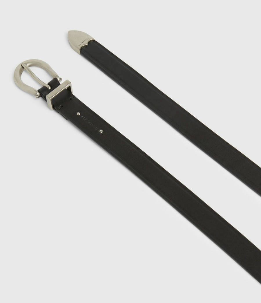 Women'S * | Shop Allsaints Claudia Leather Belt