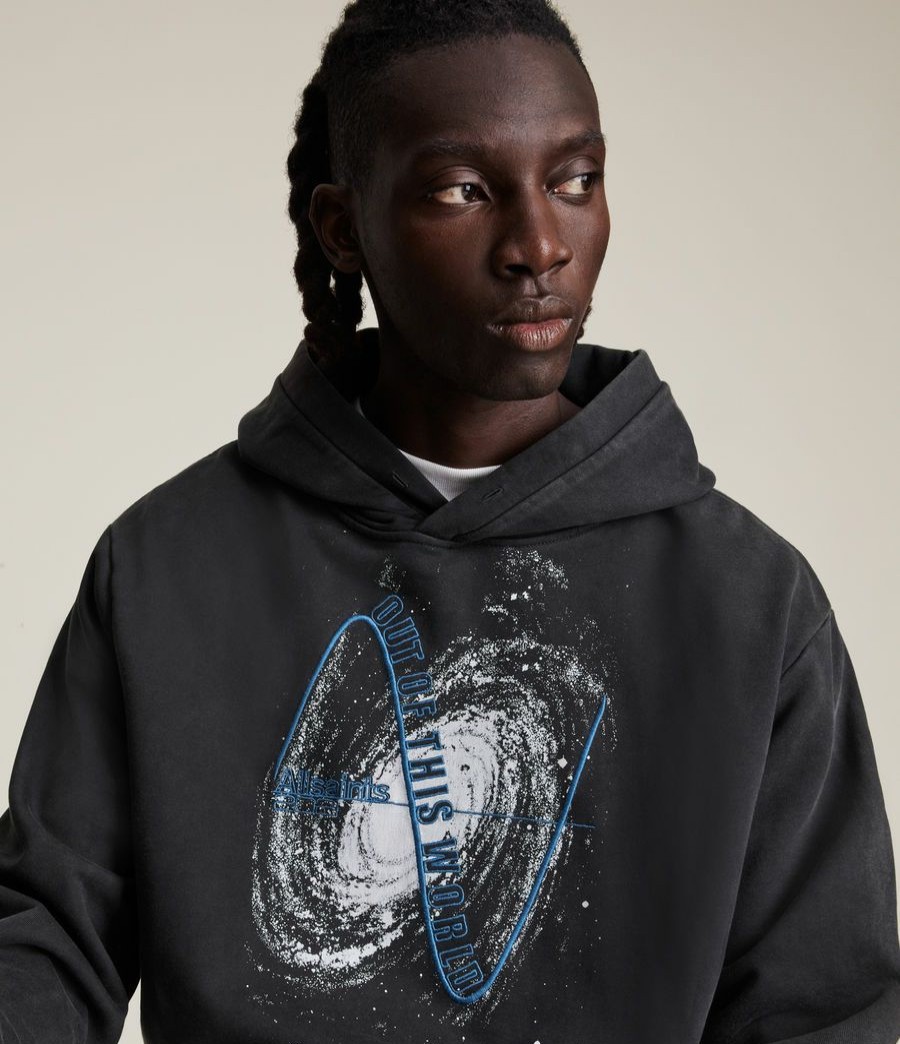 Men'S * | Shop Allsaints Intergalactik Pullover Hoodie