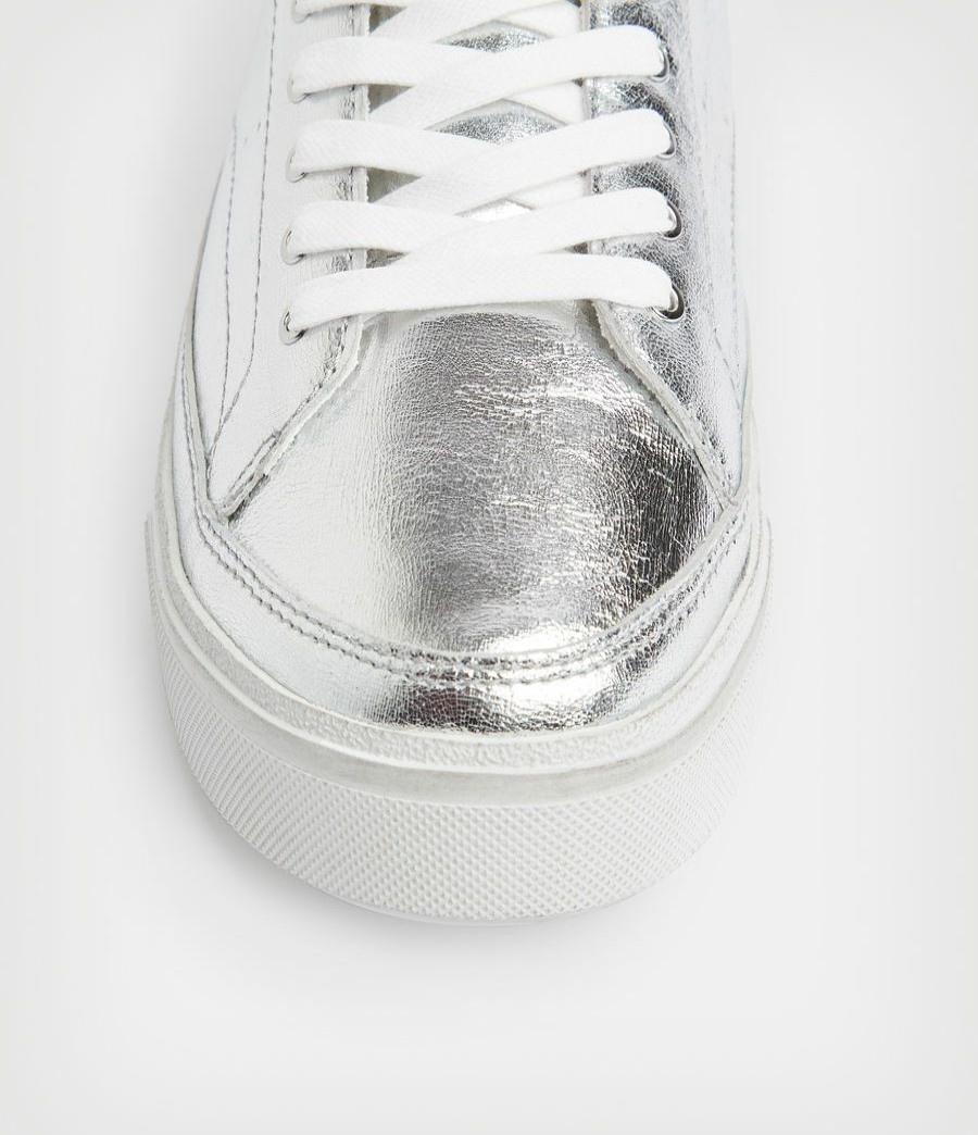 Women'S * | Shop Allsaints Trish Leather Trainers