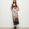 Women'S * | Allsaints Sale Hadley Sumire Midi Dress