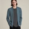 Men'S * | Shop Allsaints Mode Merino Open Cardigan