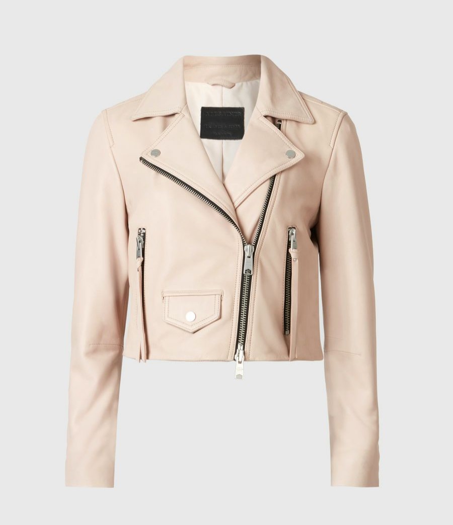 Women'S * | Allsaints Sale Elora Leather Biker Jacket